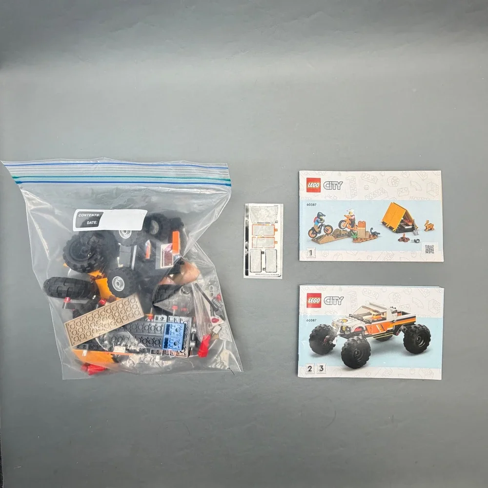 LEGO City 60387 4x4 Off-Roader Adventures Set ~98% CIB w/ Box Manuals